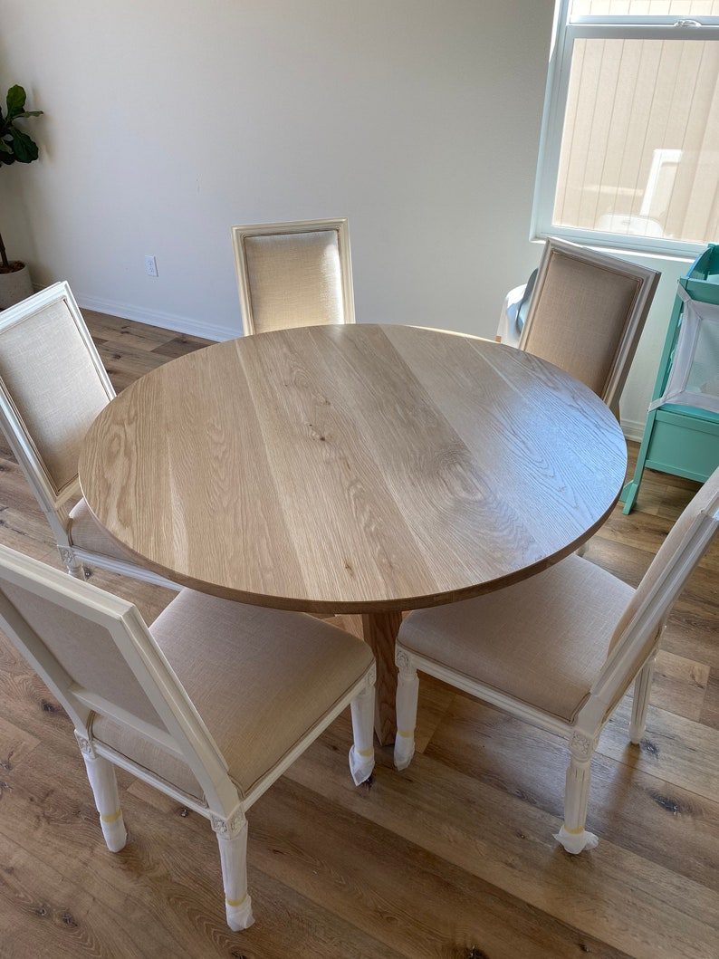 White Oak Dining Table - Etsy in