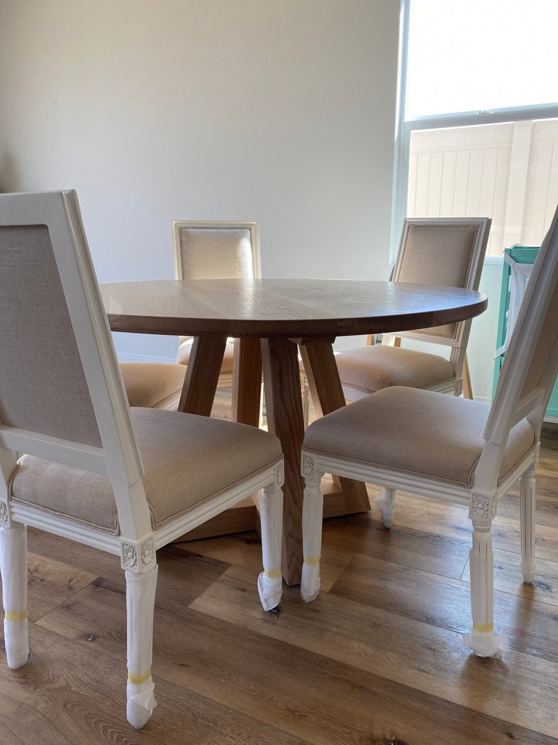 White Oak Dining Table - Etsy inside