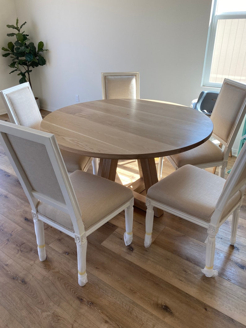 White Oak Dining Table - Etsy with regard to