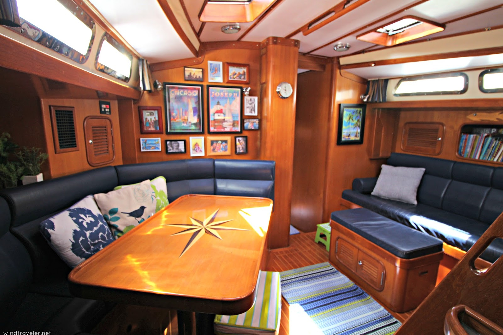 Windtraveler: Decorating A Boat (Or Tiny Home): Putting The Fun In Function regarding Designing a Serene Small Boat Interior A Guide