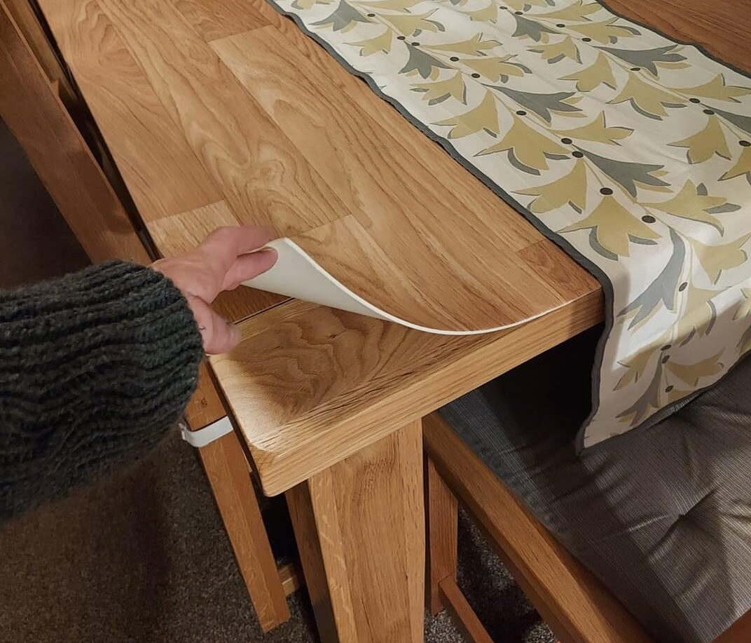 Woman Shares Genius Tip For Protecting Oak Dining Tables And People Are ... with regard to