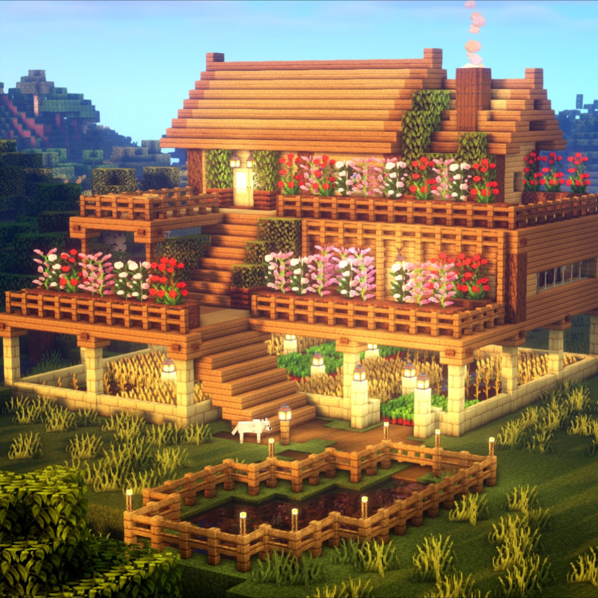 Woodern Survival House | Minecraft Houses, Minecraft House Designs ... in Beyond the Cobblestone Your Next Great Minecraft House Awaits