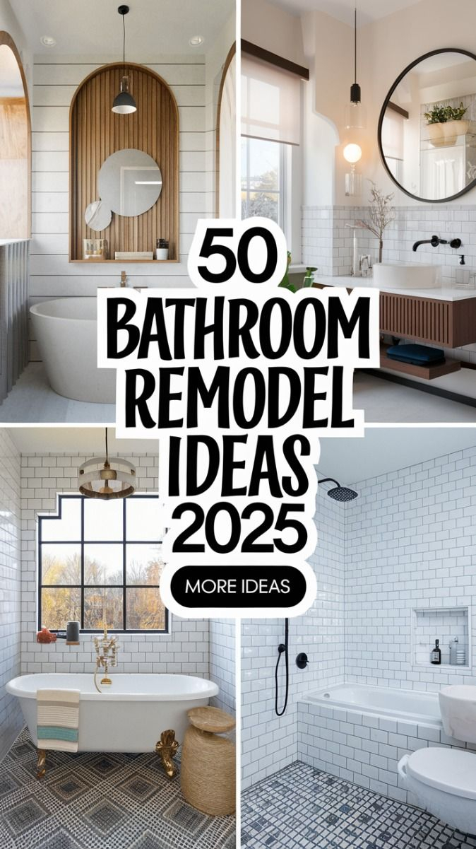 50 Bathroom Remodel Ideas For 2025 Modern Designs Classic Charm ... for Your Guide to Innovative Bathroom Layouts in 2025