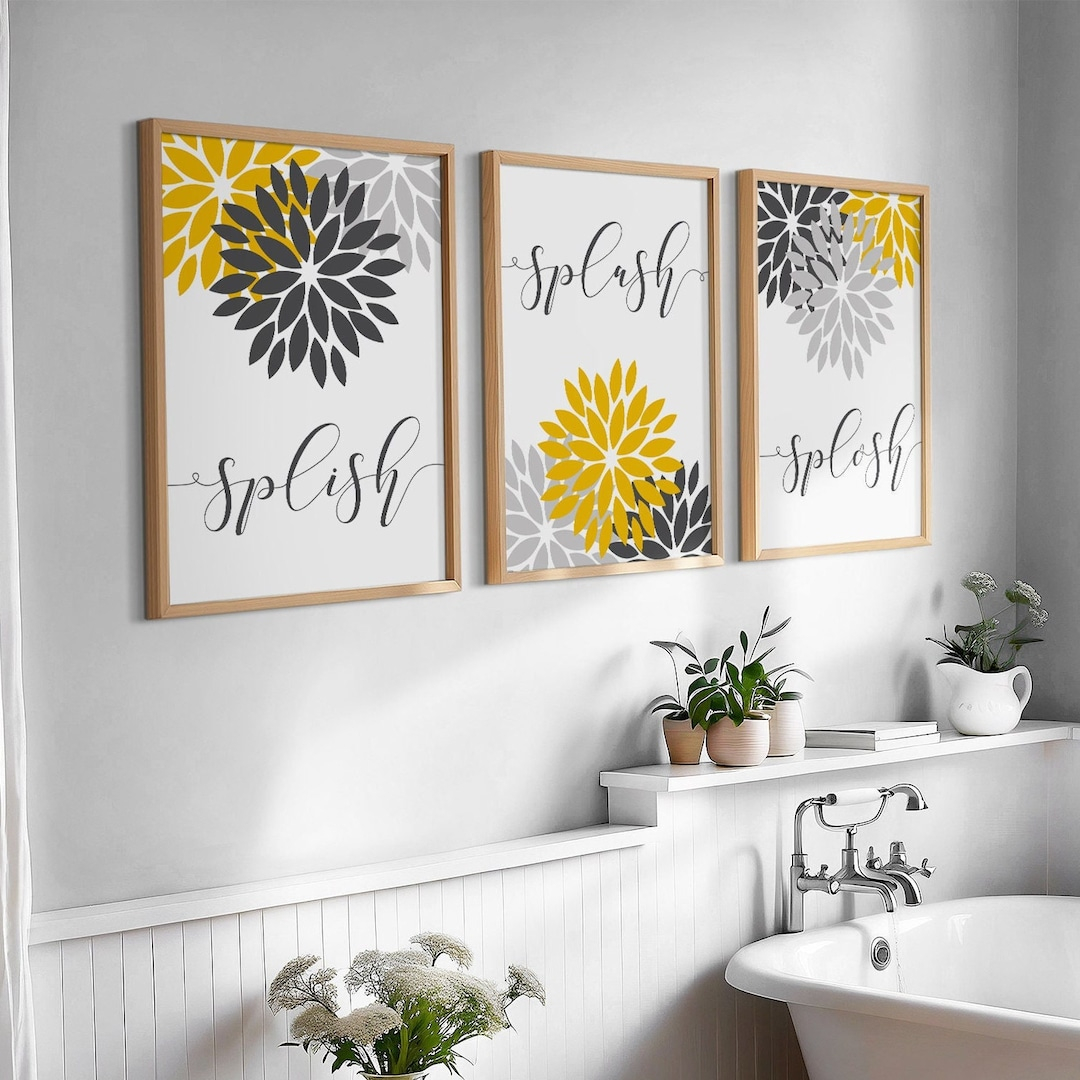 Transform Your Bathroom With Grey And Yellow Decor: A Comprehensive ... with From Bold to Subtle Exploring the Versatility of Yellow and Grey Bathroom Decor