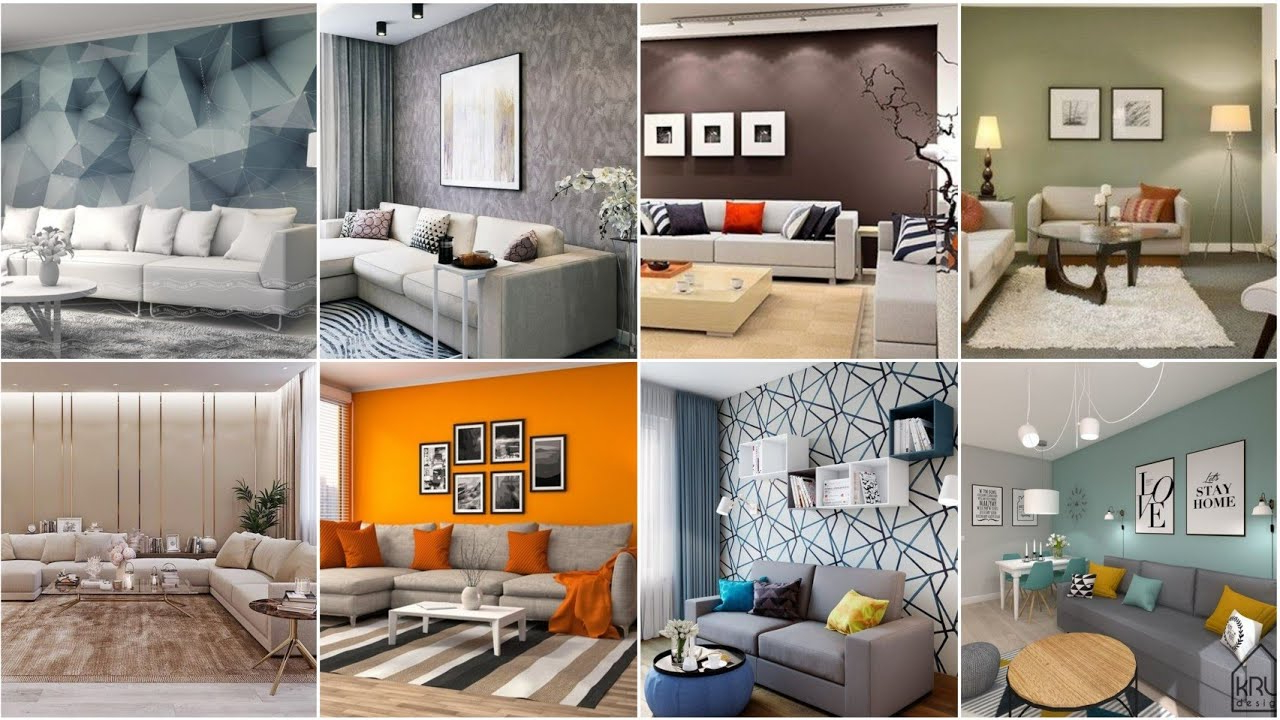 100 Modern Living Room Color Combinations 2022 Wall Painting Colours ... with Transforming Spaces: Timeless Wall Painting Techniques for Modern Interiors