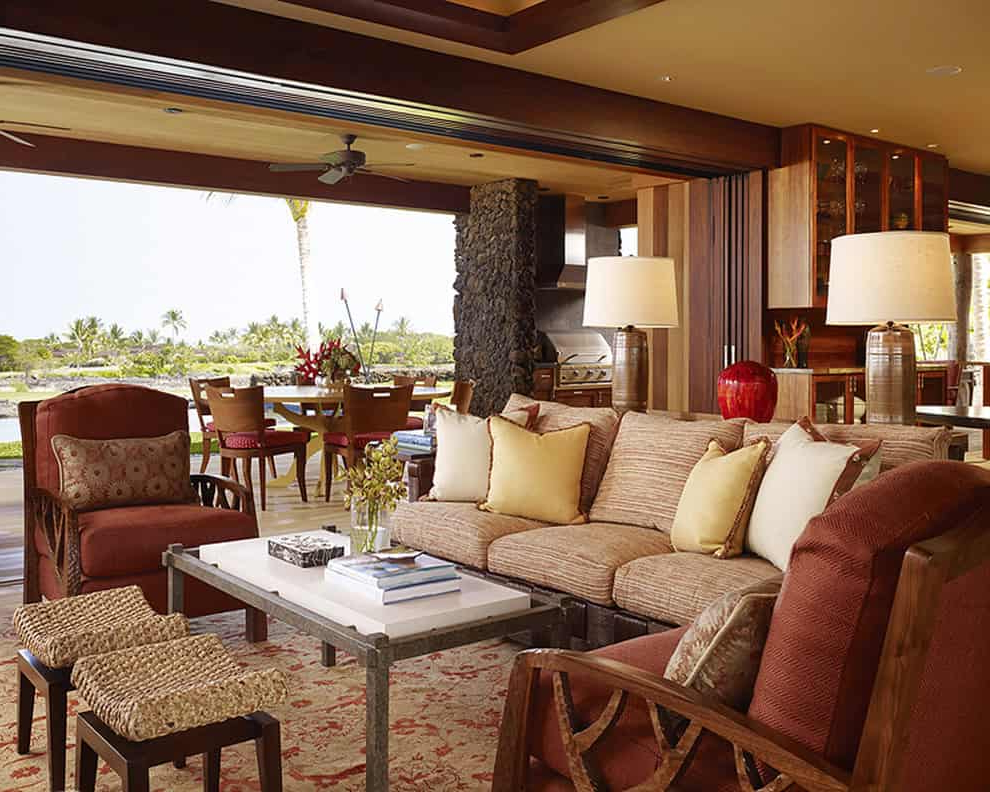 15 Exotic Tropical Living Room Designs To Make You Enjoy The View Even More with regard to Transforming your space with tropical interior design ideas