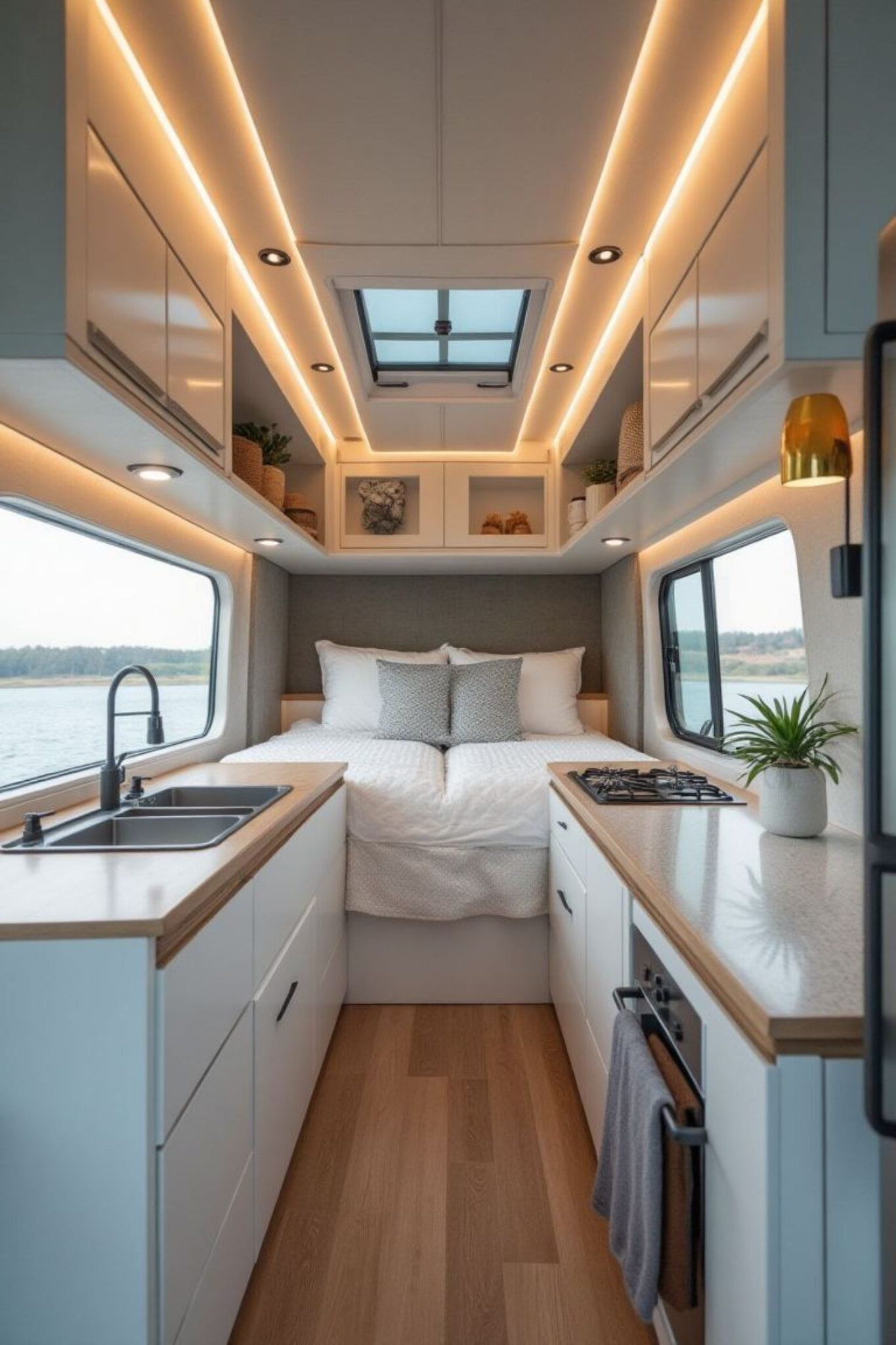15+ Modern Camper Van Interiors Design Ideas – Minimalist Travelers Are ... with DIY Camper Interior Makeover Tips That Actually Work