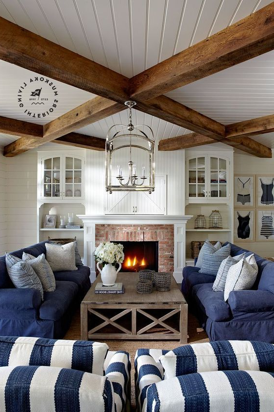 15 Nautical Living Room Ideas With Style intended for Nautical Interior Design Ideas