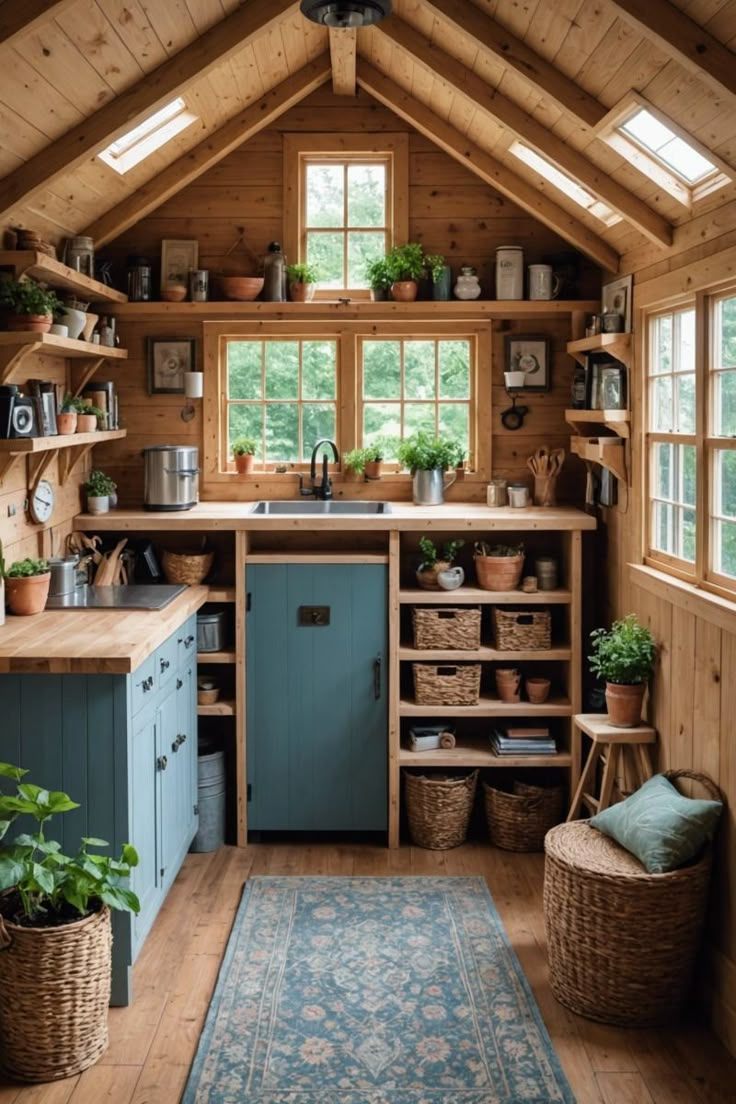 20 Dreamy She Shed Interiors To Inspire Your Outdoor Oasis | Shed ... within Shed Interior Design Ideas