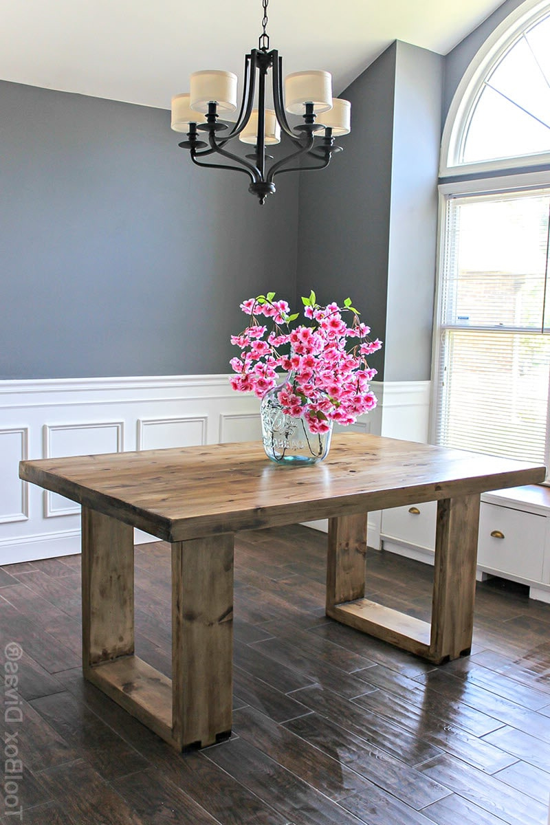 20 Gorgeous Diy Dining Table Ideas And Plans – The House Of Wood with Diy Dining Room Table Projects That Transform Any Space