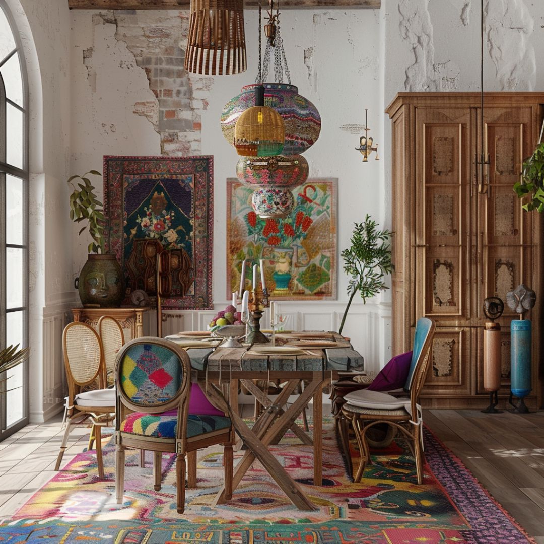24 Bohemian Interior Design Ideas: Embrace Eclectic Style And Vibrant ... regarding Boho Interior Design Ideas