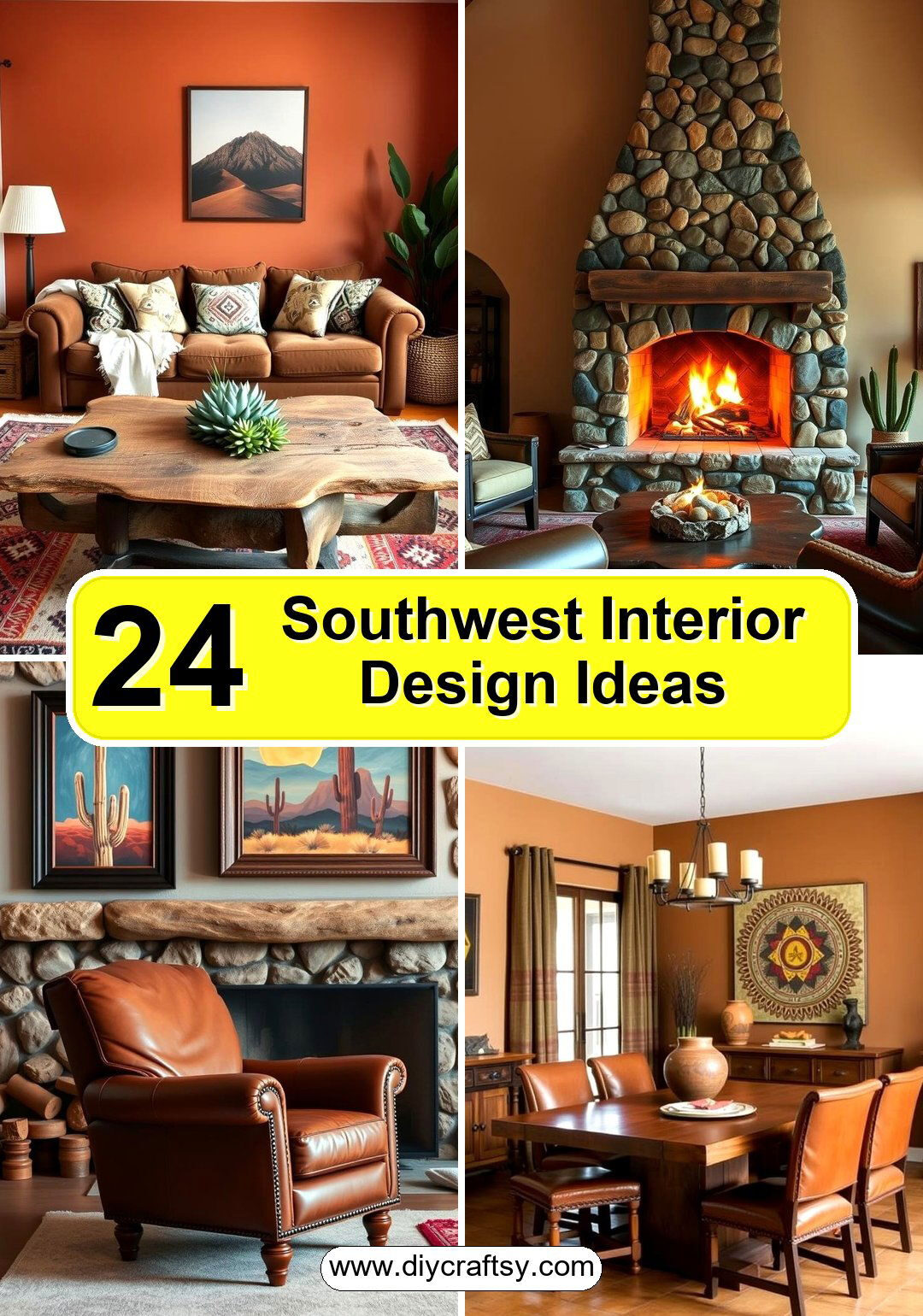 24 Southwest Interior Design Ideas For A Cozy, Rustic Home with Southwest Interior Design Ideas