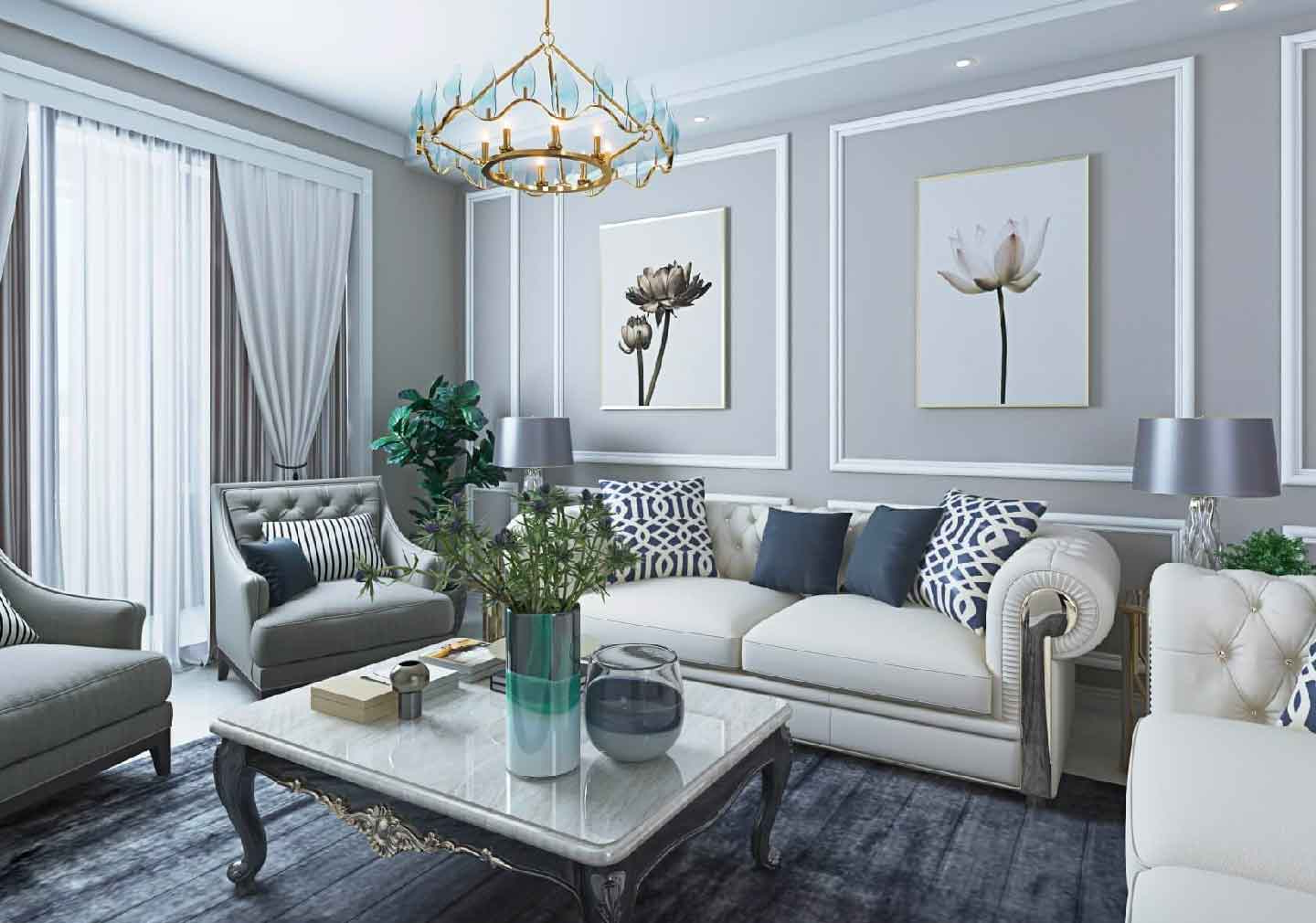 25 Inspiring Living Room Interior Design Ideas| Bonito Designs pertaining to Choosing the right color palette to set the mood in your main living space
