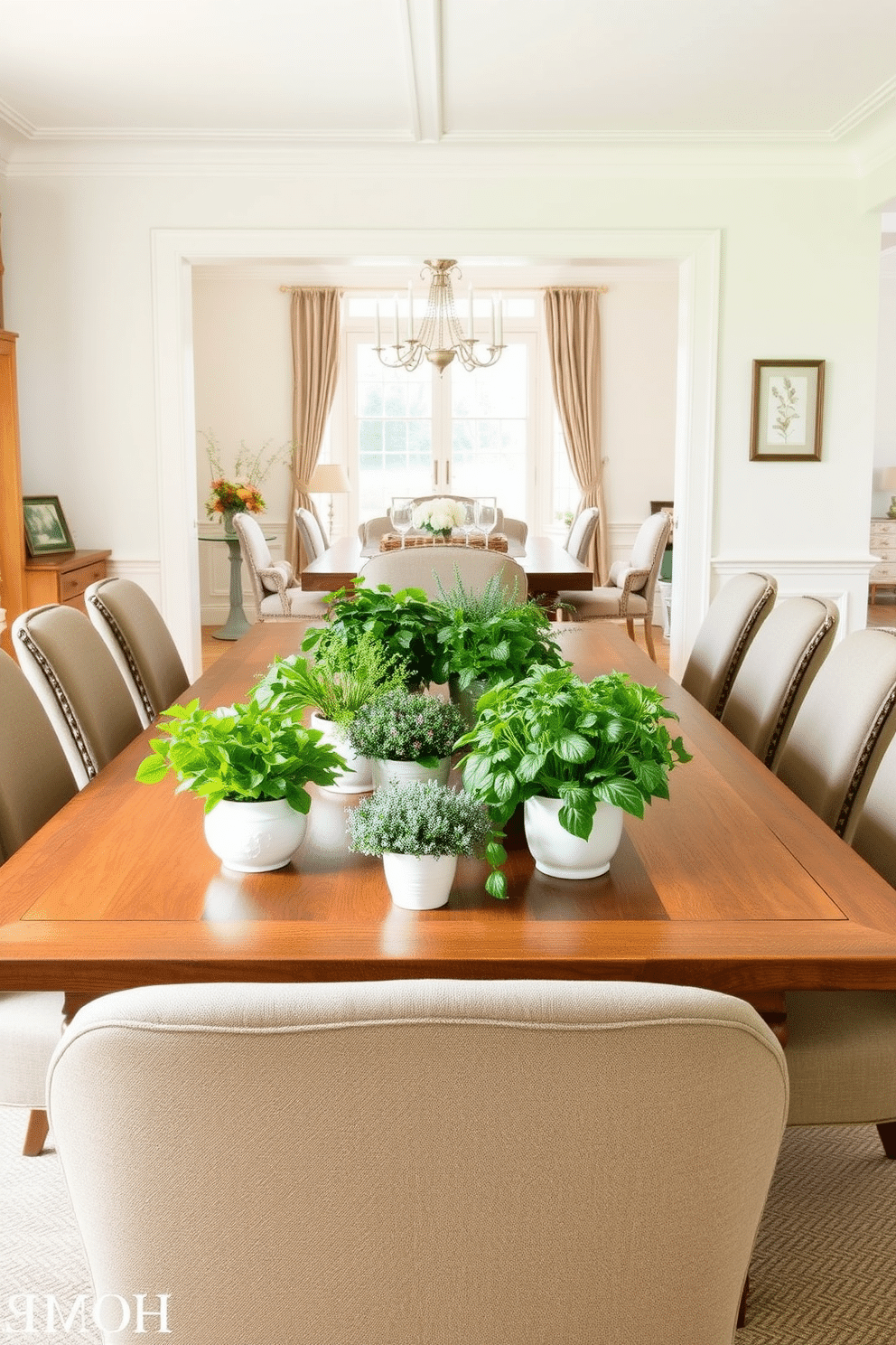 25+ Spring Dining Room Decorating Ideas For A Fresh New Look ... with regard to How to refresh your dining room table with seasonal spring decorations