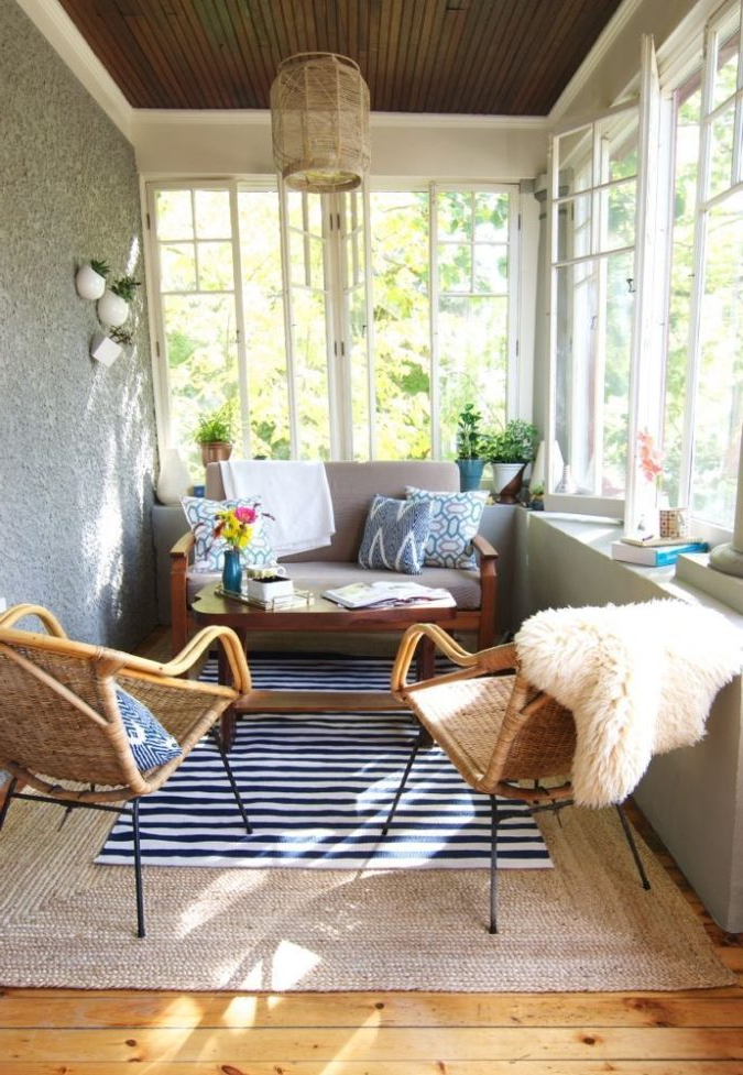 25 Stunning Interior Decorating Ideas For Sunrooms | Pouted.com with Sunroom Interior Design Ideas