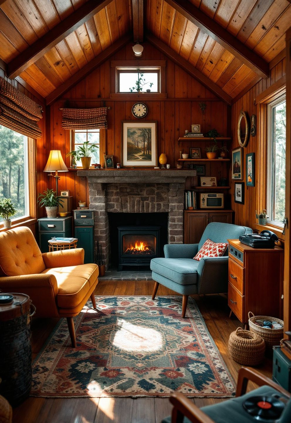 29 Creative Small Cabin Interior Ideas To Maximize Space | Cabin ... inside Maximizing Space: Creative Interior Design Ideas for Small Cottage Living