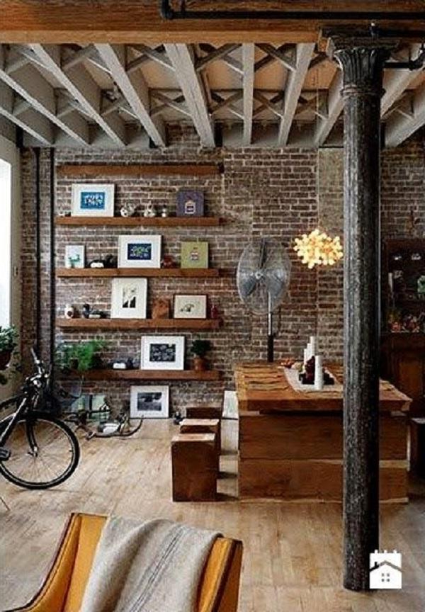 55 Brick Wall Interior Design Ideas | Art And Design for Brick Wall Interior Design Ideas