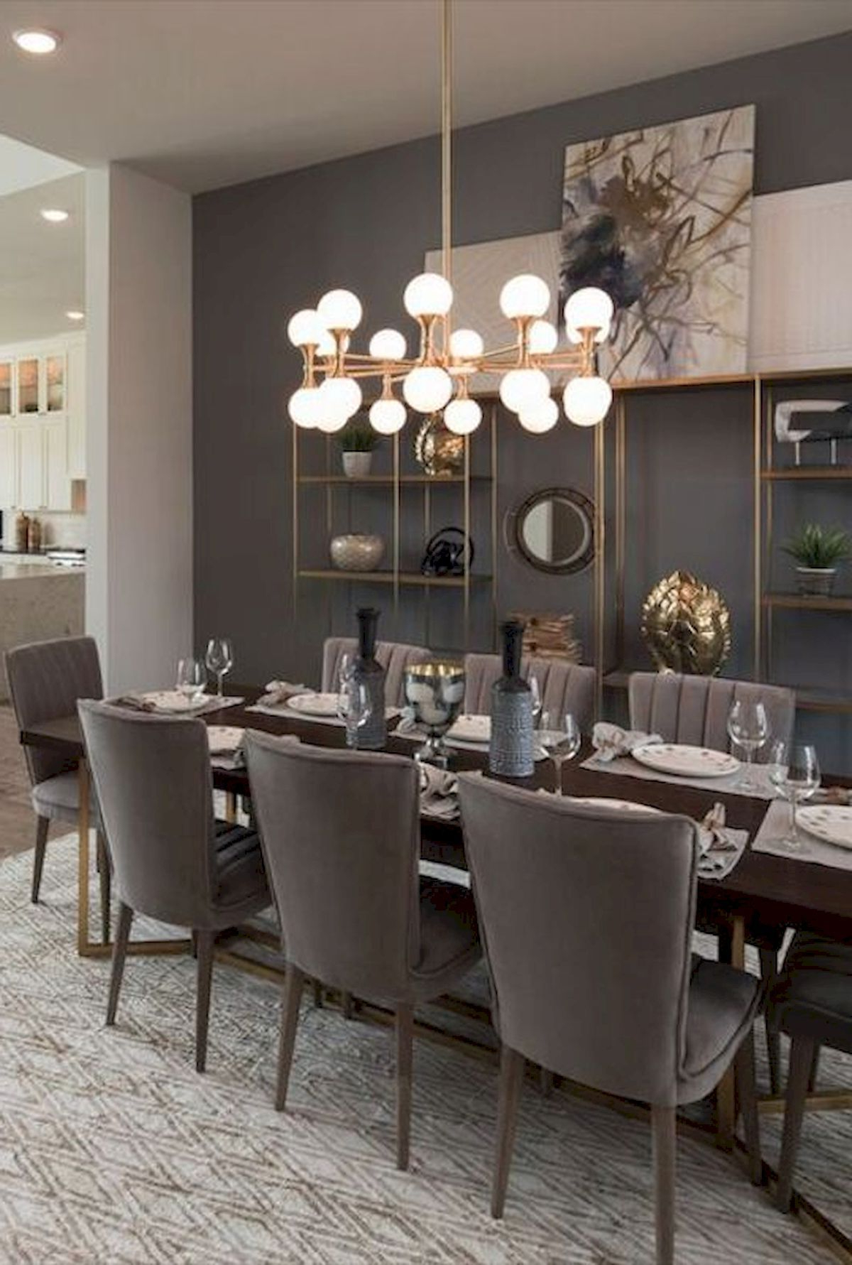 80 Elegant Modern Dining Room Design And Decor Ideas | Dining Room ... intended for Dining Room Furniture Ideas Modern