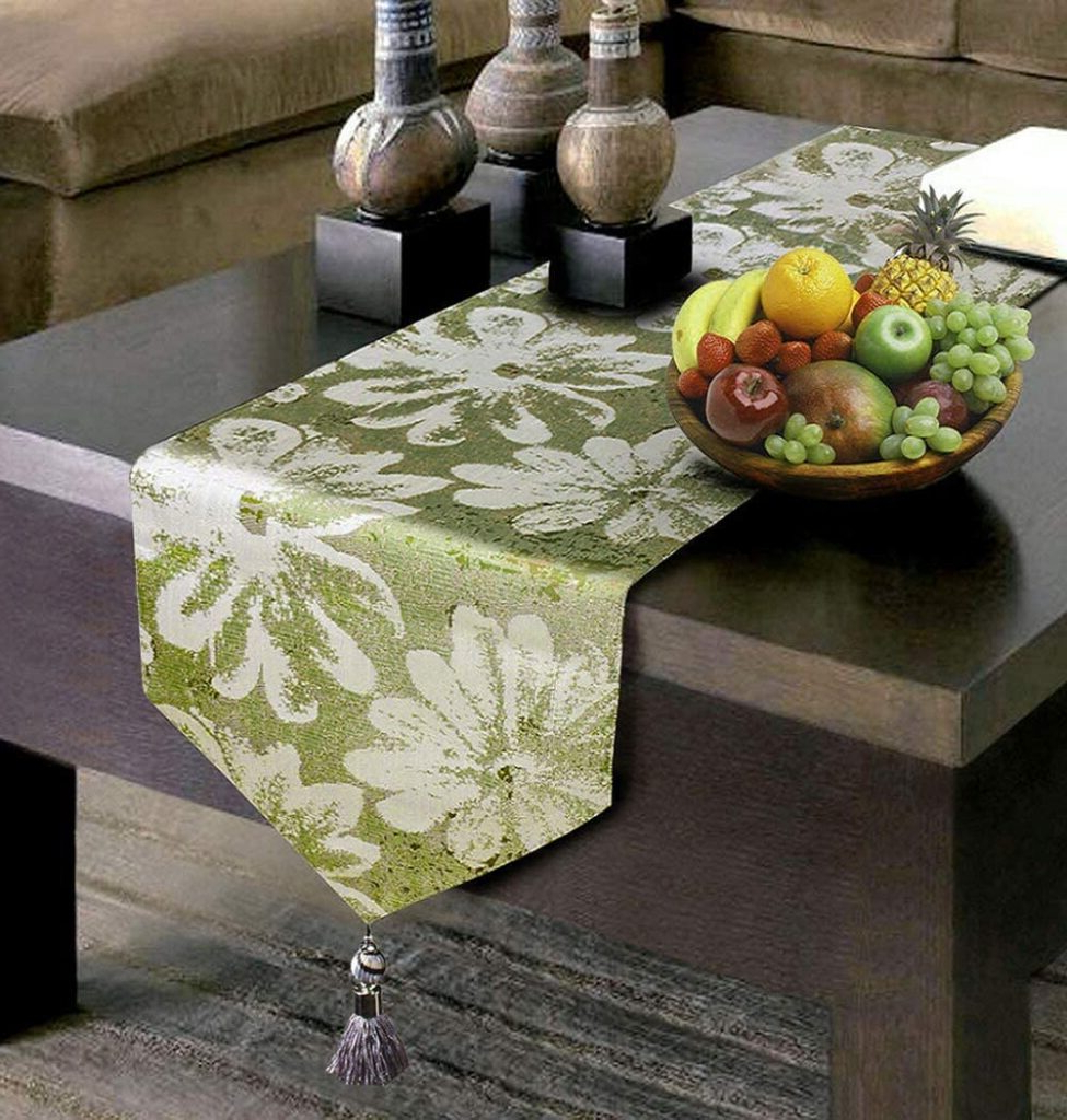 Attractive And Modern Dining Table Runner Design Ideas pertaining to Dining Room Table Runner