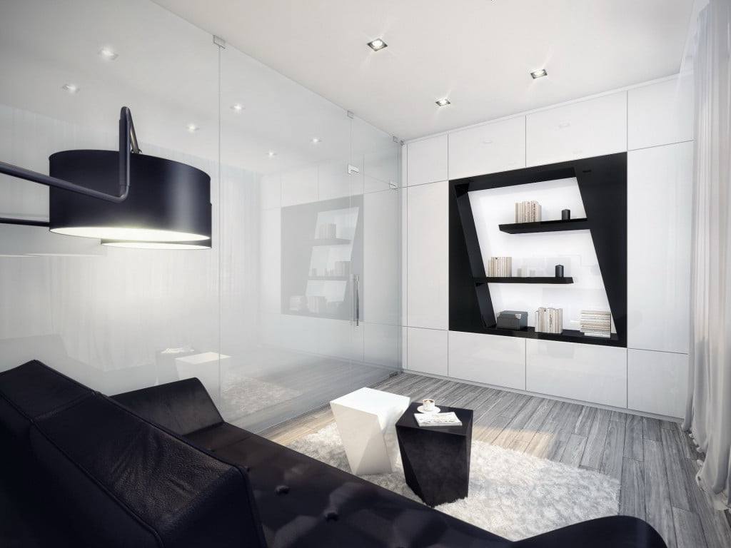 Black And White Contemporary Interior Design Ideas For Your Dream Home intended for White And Black Interior Design Ideas