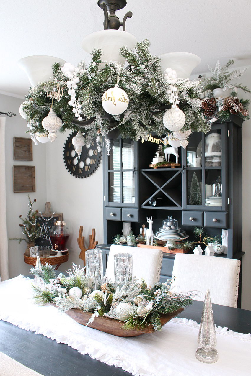 Christmas Decorating Ideas For Dining Room Table pertaining to Dining Room Table Decorating Ideas For Christmas