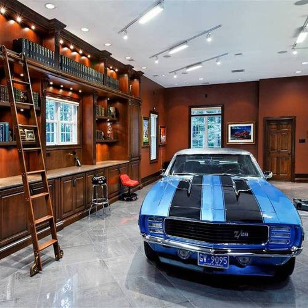 Large Garage Interior Designs with Making the Most of Limited Garage Space with Creative Design