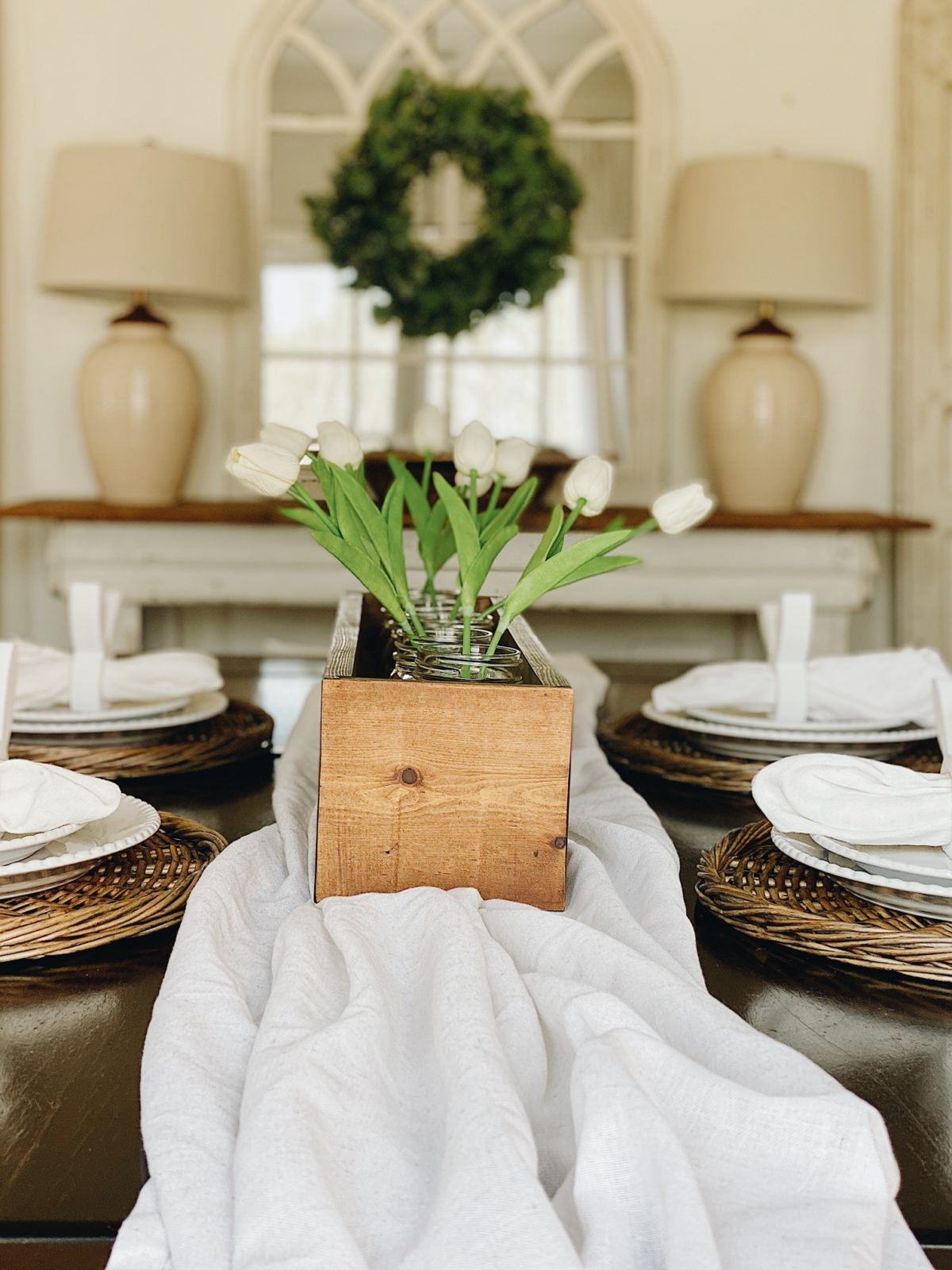 Spring Dining Room Decor Ideas | She Gave It A Go with regard to How to refresh your dining room table with seasonal spring decorations