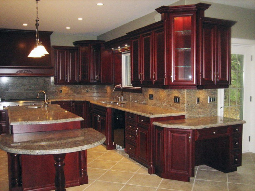 12+ Exceptional Ideas Of The Cherry Kitchen Cabinets In Modern Kitchen ... in Maintaining your cherry cabinets for decades of beautiful use