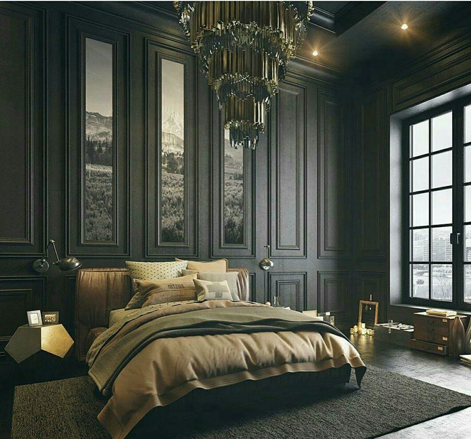 13 Original Dark Master Bedroom Ideas Decor That You Can Try regarding Sleep in Style: Timeless Dark Bedroom Design Ideas for Every Home