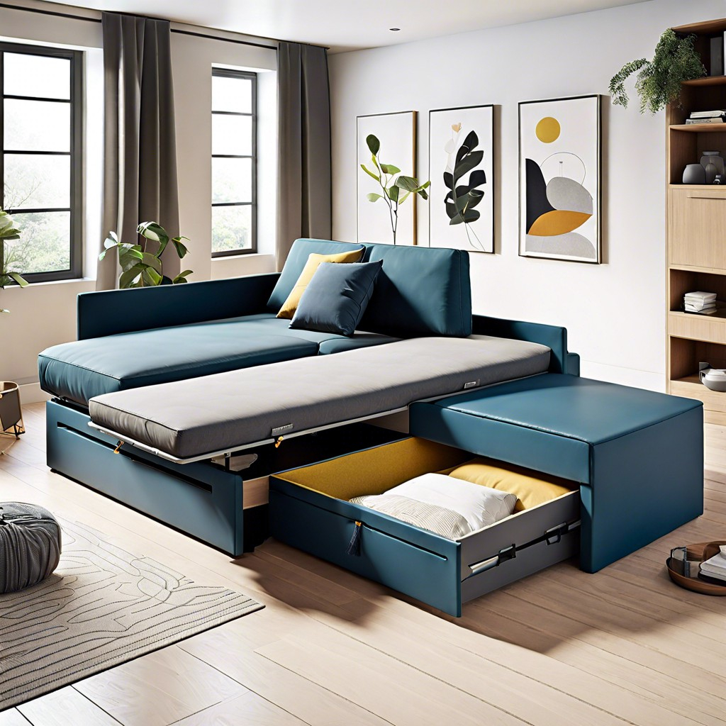 15 Sofa Bed For Small Spaces Ideas To Maximize Your Room intended for Small Sofa Bed With Storage