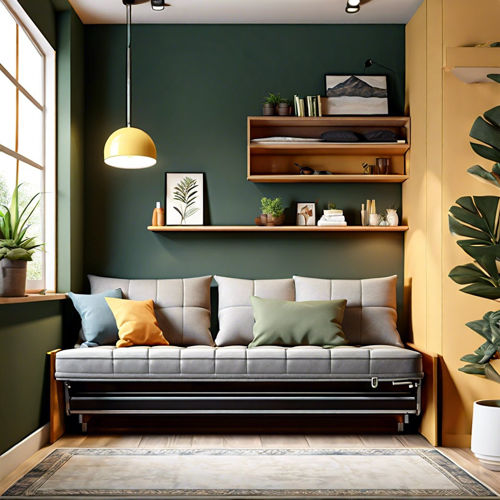 Maximizing space efficiency through clever sofa bed designs
