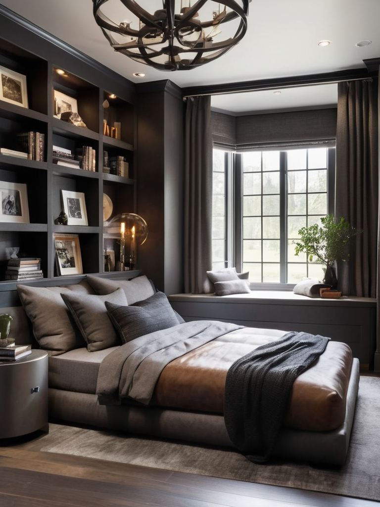 16 Masculine Bedroom Design Ideas To Transform Your Space Into A ... inside Masculine Bedroom Design Ideas