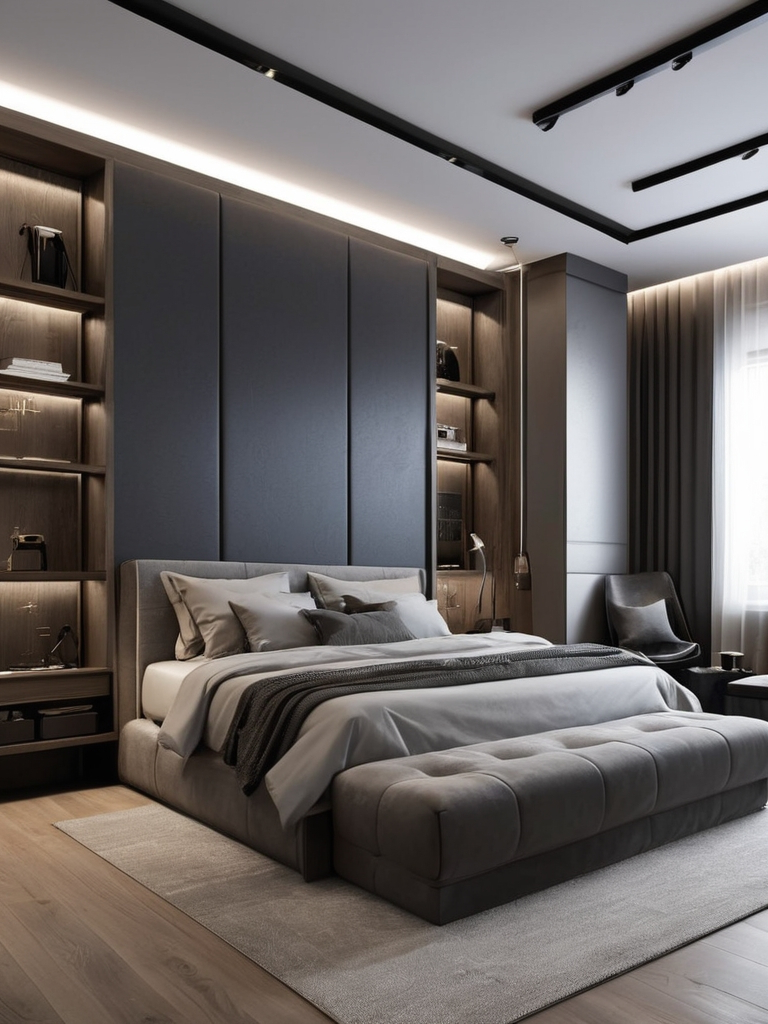 16 Masculine Bedroom Design Ideas To Transform Your Space Into A ... intended for Creating a Strong Foundation: Essential Masculine Bedroom Design Principles