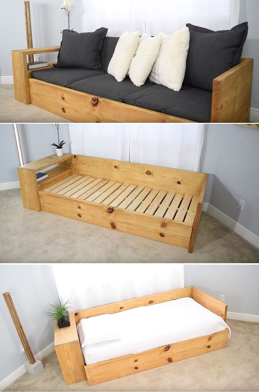 19 Easy Ways To Build A Diy Couch Without Breaking The Bank with Transforming Your Living Room into a Sleep Haven with Couch Beds
