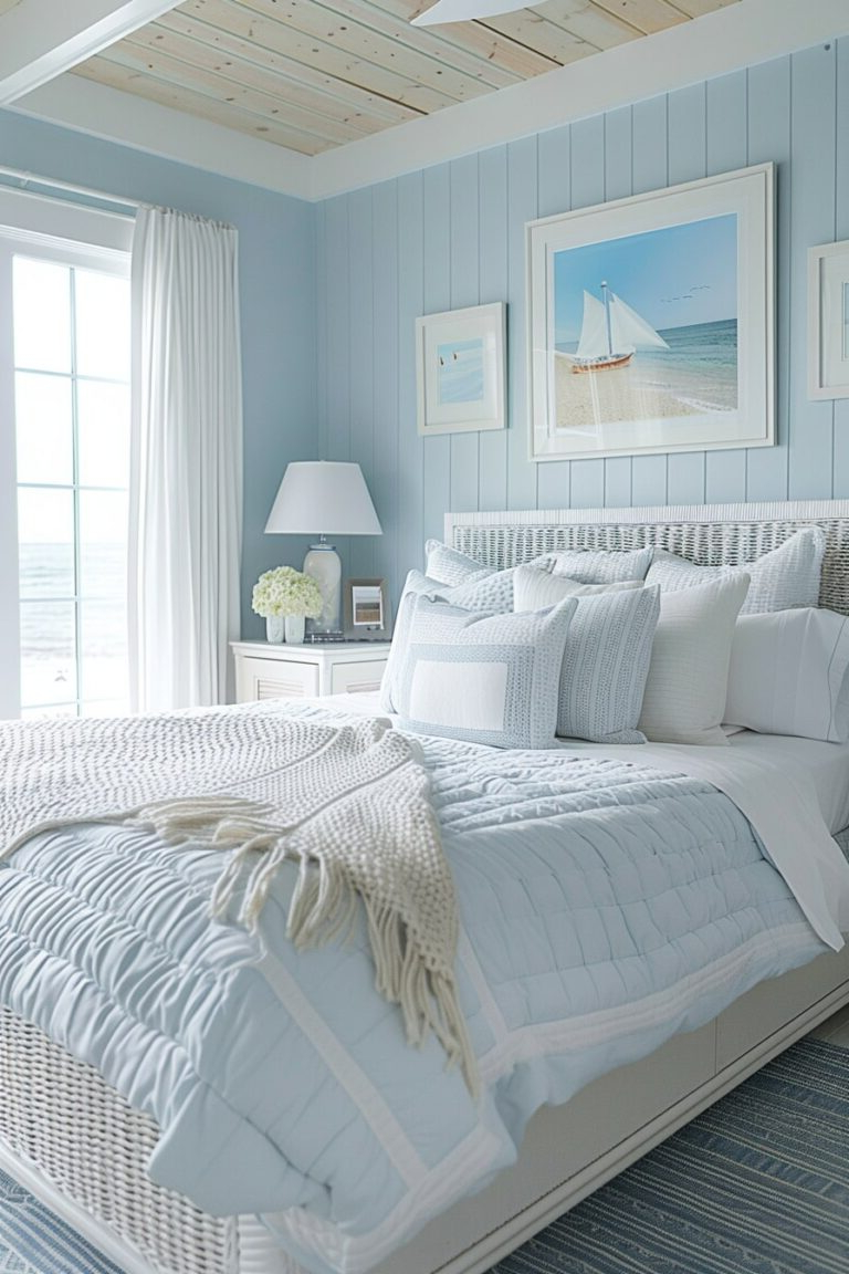 How to choose the perfect light blue shades that complement your bedroom decor