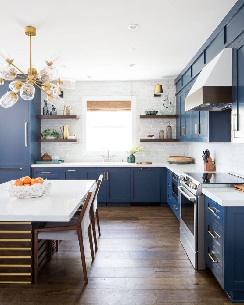 21+ Amazing Blue Kitchen Cabinet Ideas In 2022 | Houszed in Color psychology behind choosing blue for kitchens
