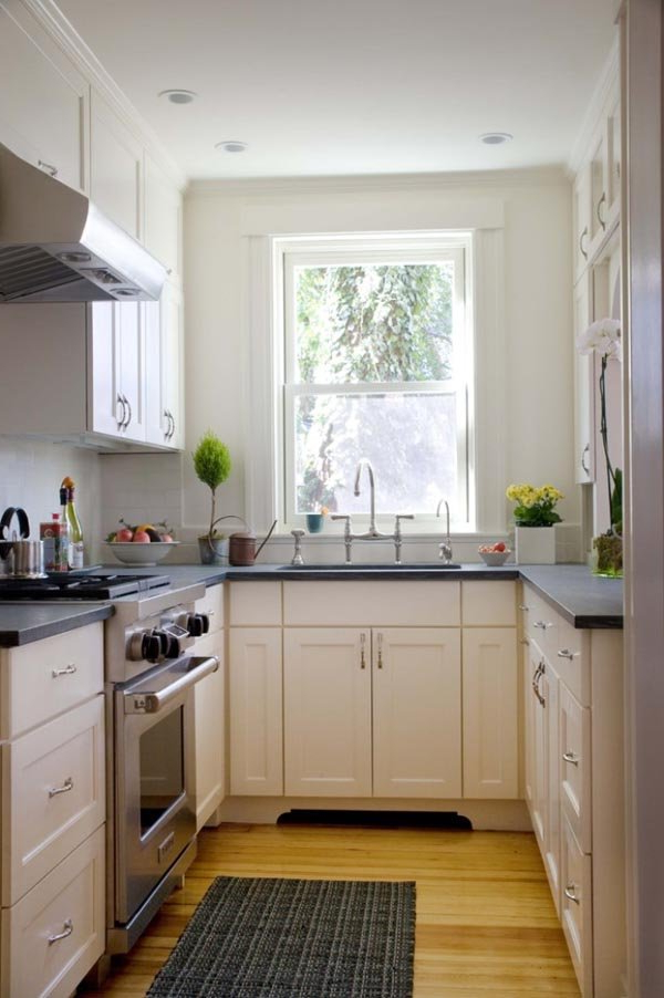 Light and bright strategies for small kitchen spaces