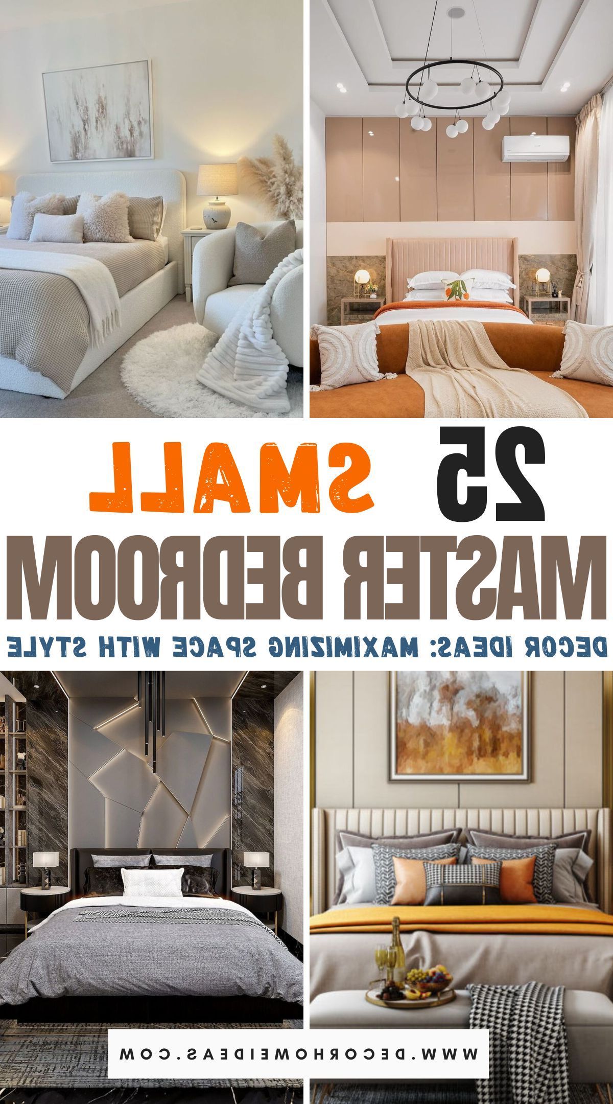 25 Small Master Bedrooms Decor Ideas: Maximizing Space With Style for Small Masters Bedroom Design Ideas