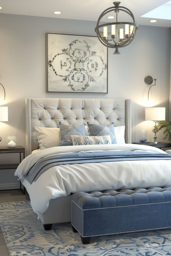 27+ Light Blue Bedroom Decor Ideas Perfect For A Dreamy Makeover within How to choose the perfect light blue shades that complement your bedroom decor