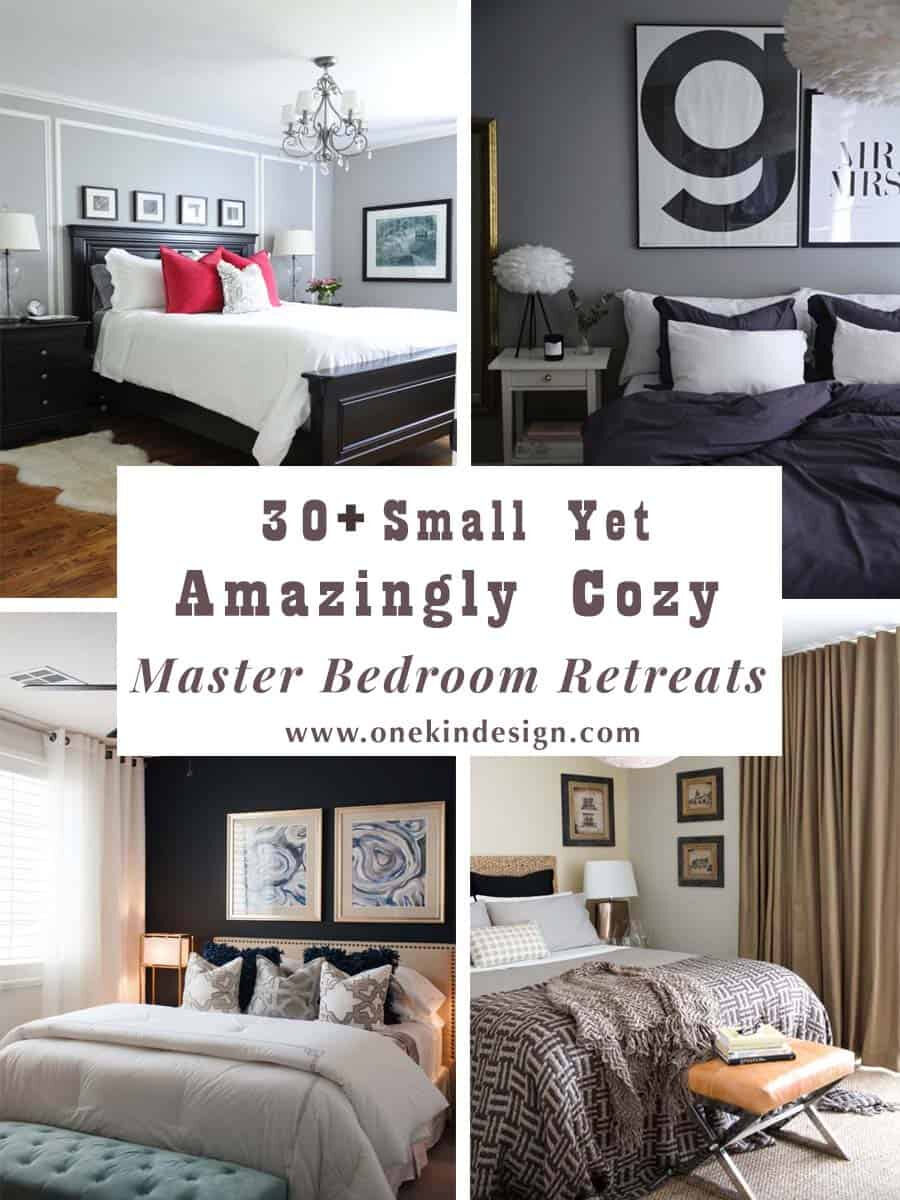 30+ Small Yet Amazingly Cozy Master Bedroom Retreats inside Beautiful small master bedroom design ideas that feel spacious