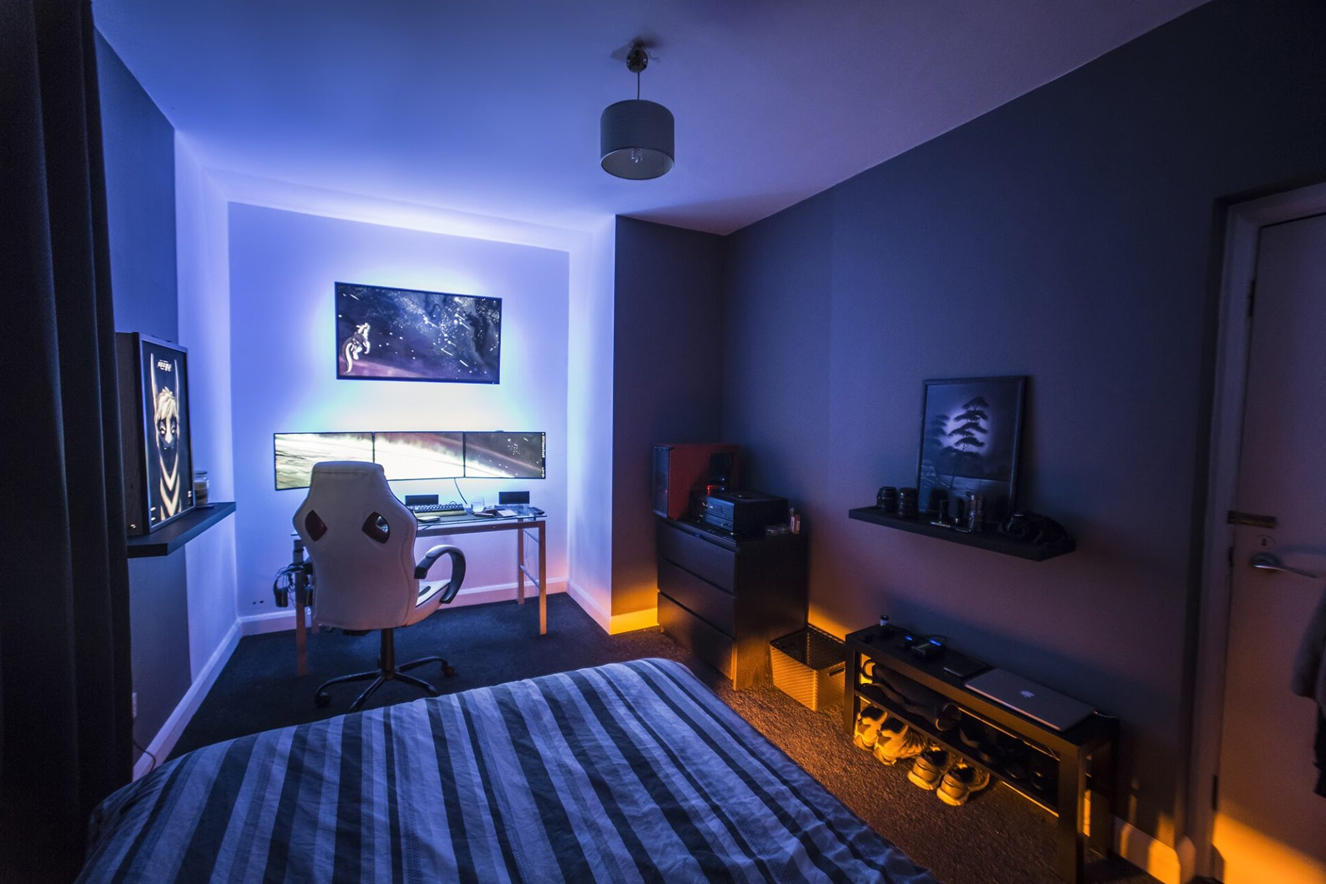 30 Stunning Gaming Bedroom Ideas In 2025 | Displate Blog pertaining to Designing a gaming room that works for everyone in the house