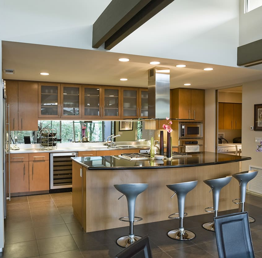 33 Modern Kitchen Islands (Design Ideas) - Designing Idea throughout Creating Conversation Areas Around Your Modern Kitchen Island Setup