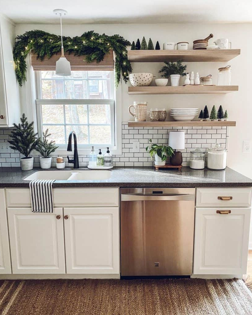 34 Floating Kitchen Shelves To Grace Your Walls with regard to Modern Kitchen Floating Shelves