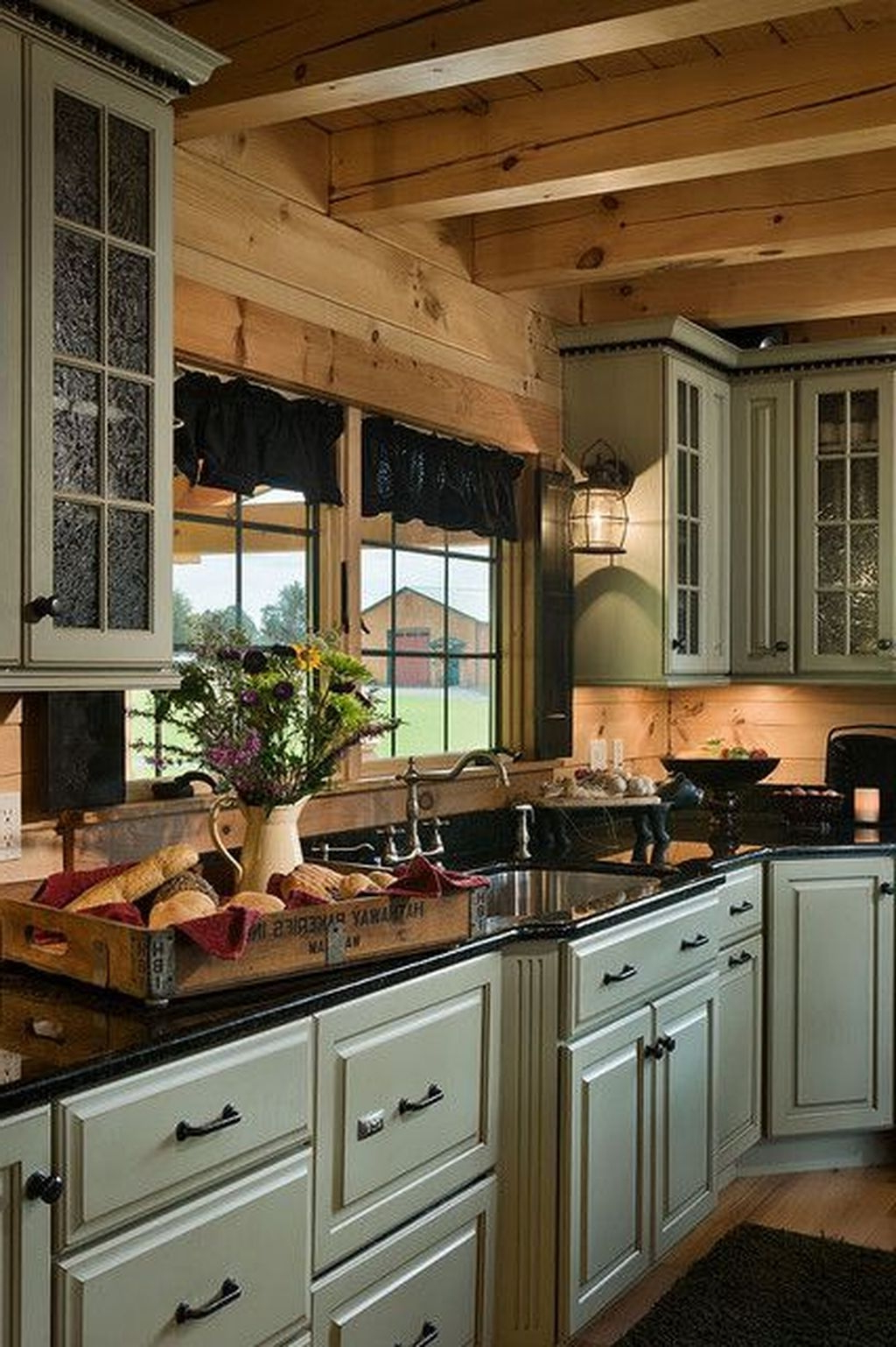 40 Warm Cozy Rustic Kitchen Designs For Your Cabin - Besthomish within The Psychology Behind Why Rustic Kitchens Feel So Comfortable