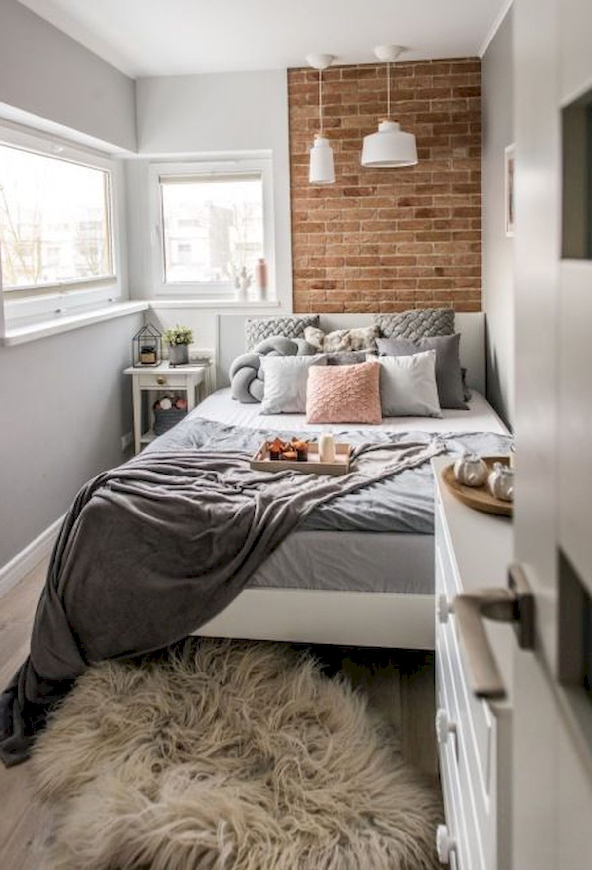 49 Cool Small Bedroom Ideas That Perfect For Small Home | Tiny Bedroom ... pertaining to Small space big impact creative tiny bedroom design solutions