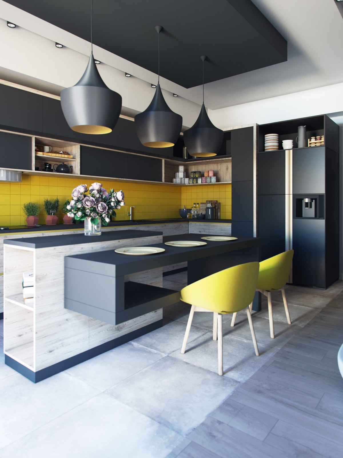 50 Stunning Modern Kitchen Island Designs with Modern Kitchen Island