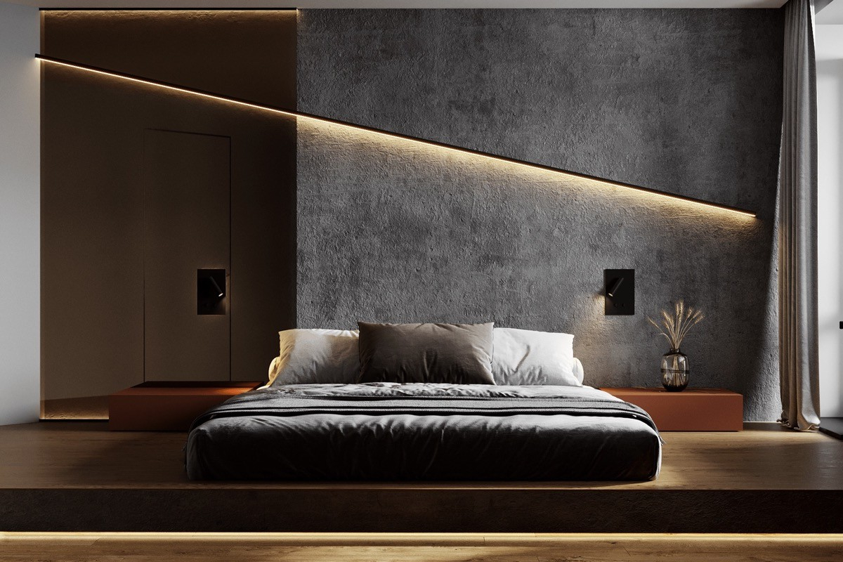 51 Dark Bedroom Ideas With Tips And Accessories To Help You Design ... intended for Dark Bedroom Design Ideas