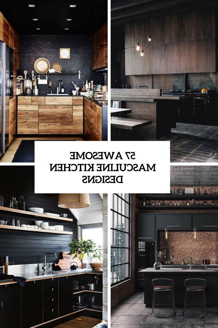 57 Awesome Masculine Kitchen Designs - Digsdigs in Kitchen Ideas For Men