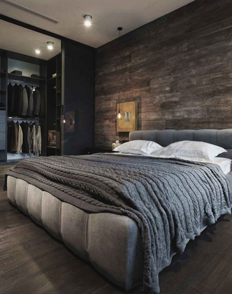 57 Cool Men’s Bedroom Ideas For A Masculine Look In 2023 with Masculine Bedroom Design Ideas