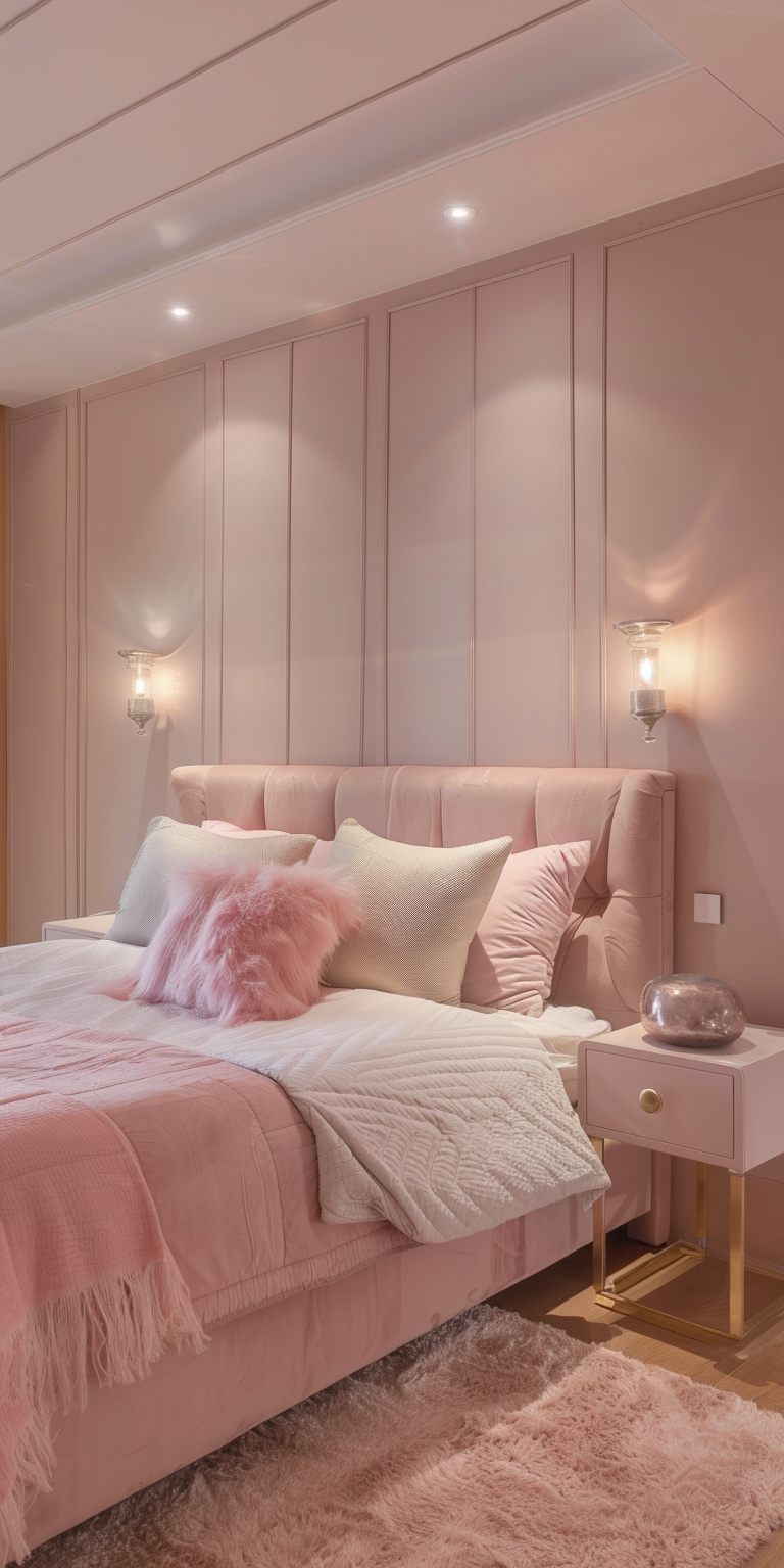 70 Modern Pink Bedroom Design And Decor Ideas For Home Owners ... in How to choose the perfect shade of pink for your bedroom retreat